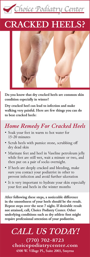home remedy for cracked heels